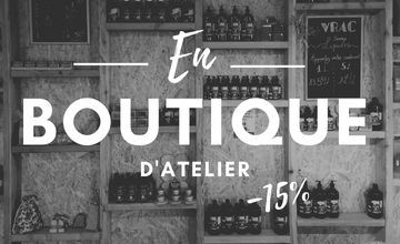 Nos produits en promotion en boutique d'atelier