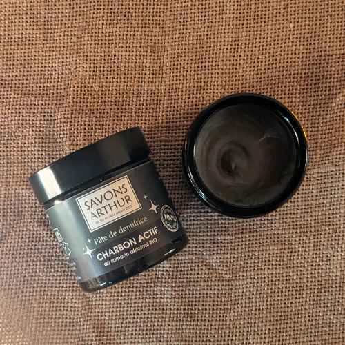 Dentifrice blanchissant charbon et romain bio