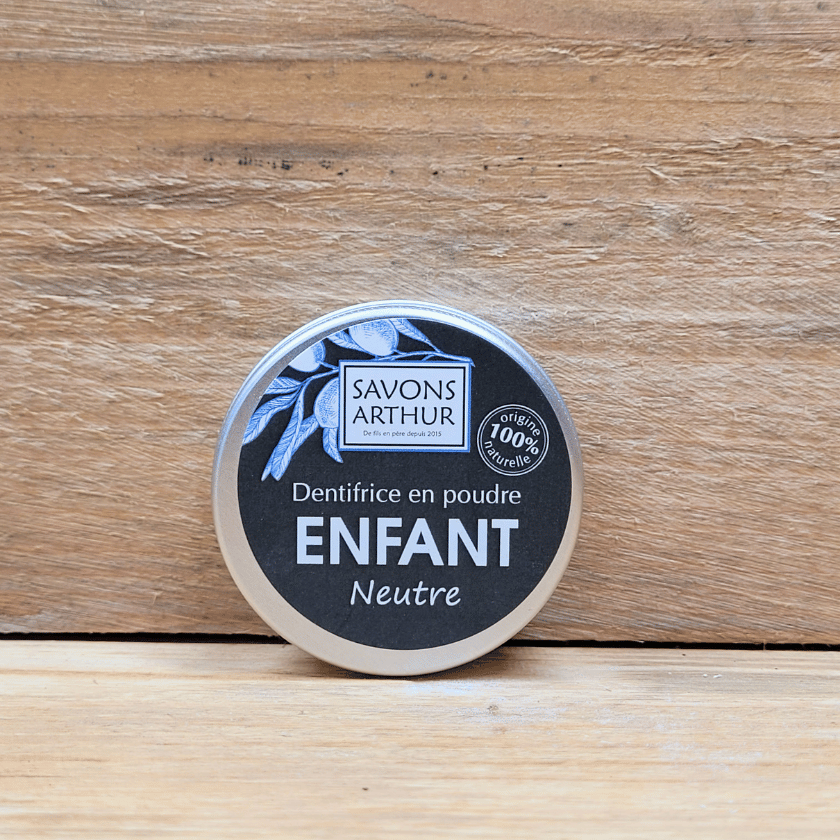 Dentifrice en poudre neutre. Enfants et gencives très sensibles. Achat en gros