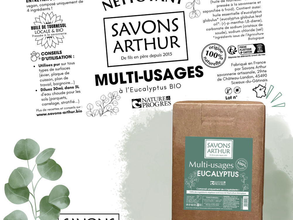 Étiquette Nettoyant multi-surfaces