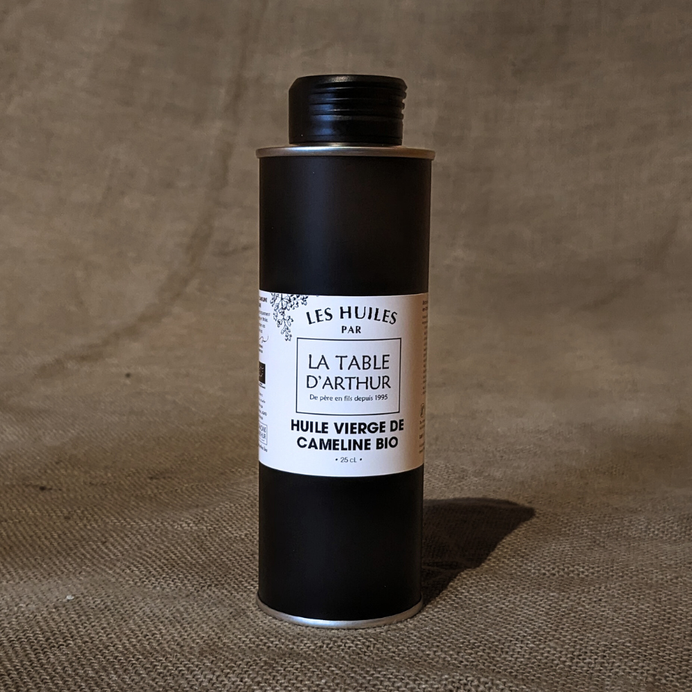 Huile de cameline bio et locale. Pressée dans le loiret