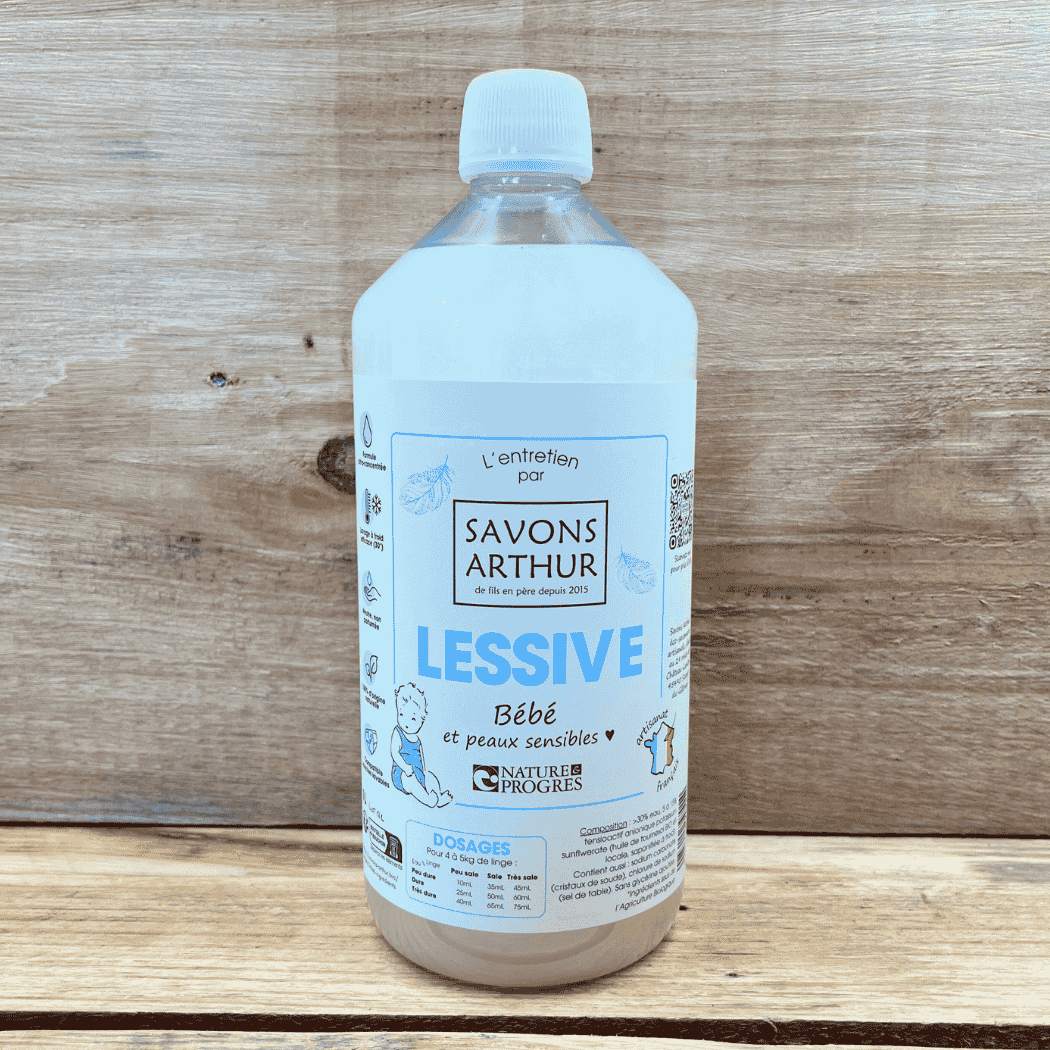 Lessive Bébé liquide concentrée Savons Arthur