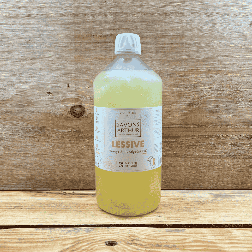Lessive liquide concentrée à l'orange Savons Arthur
