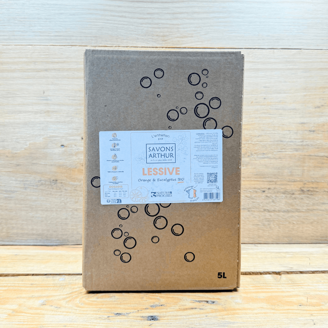 Lessive liquide concentrée Orange. Nature et Progrès