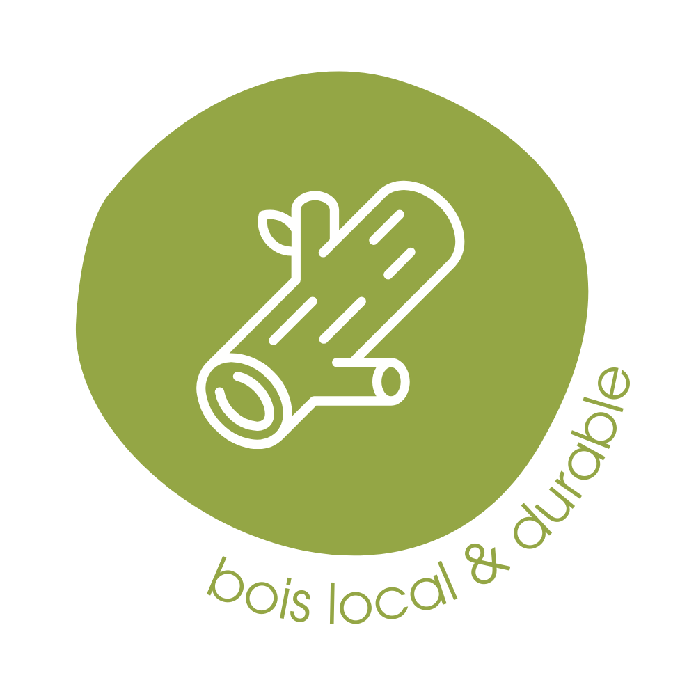 Logo bois local issu de forêts durables