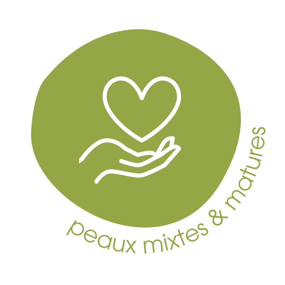 logo adapté aux peaux mixtes et matures