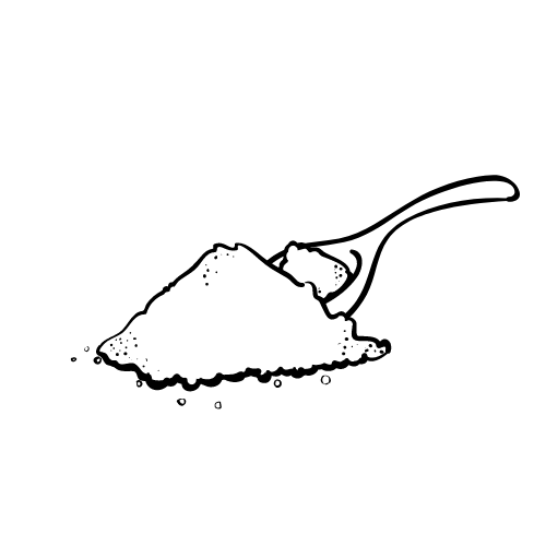 Poudre d'argile absorbante