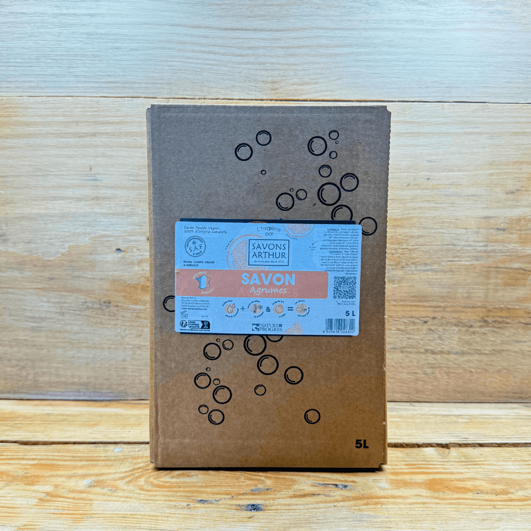 savon liquide à froid orange vrac