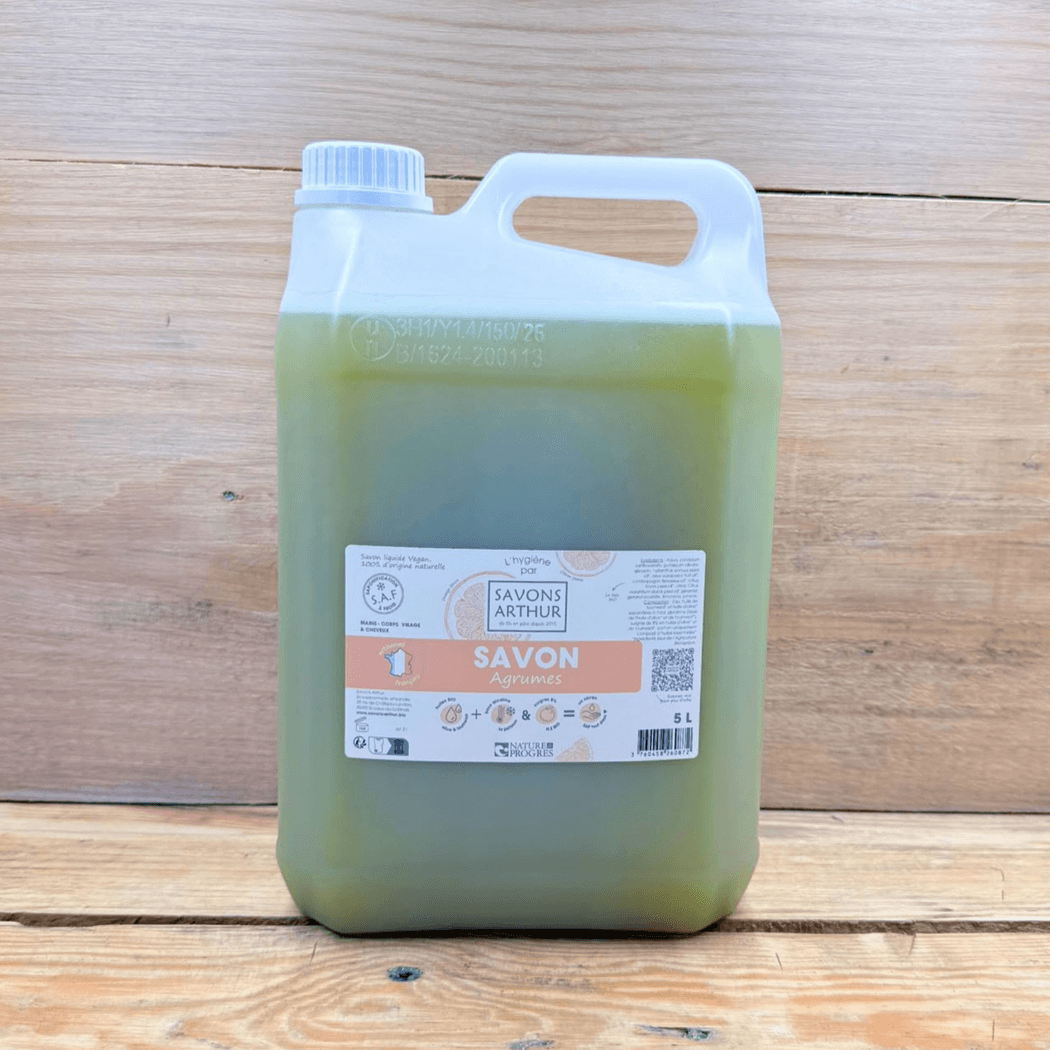 savon liquide à froid orange vrac