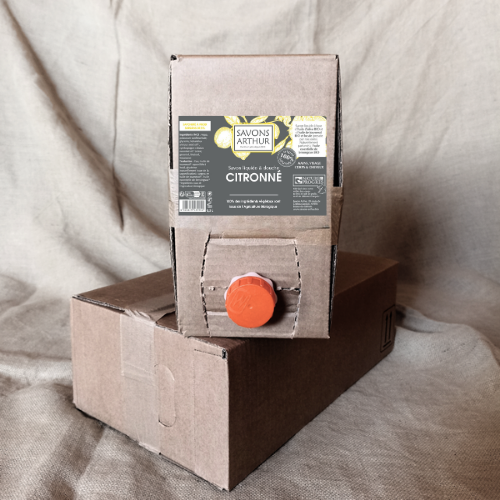 Savon citron vrac. Achat de savon en gros