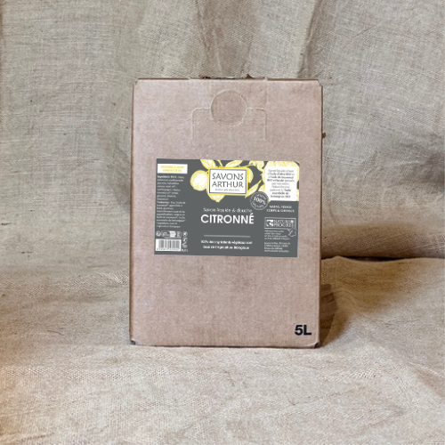 savon liquide citron saponifié à froid