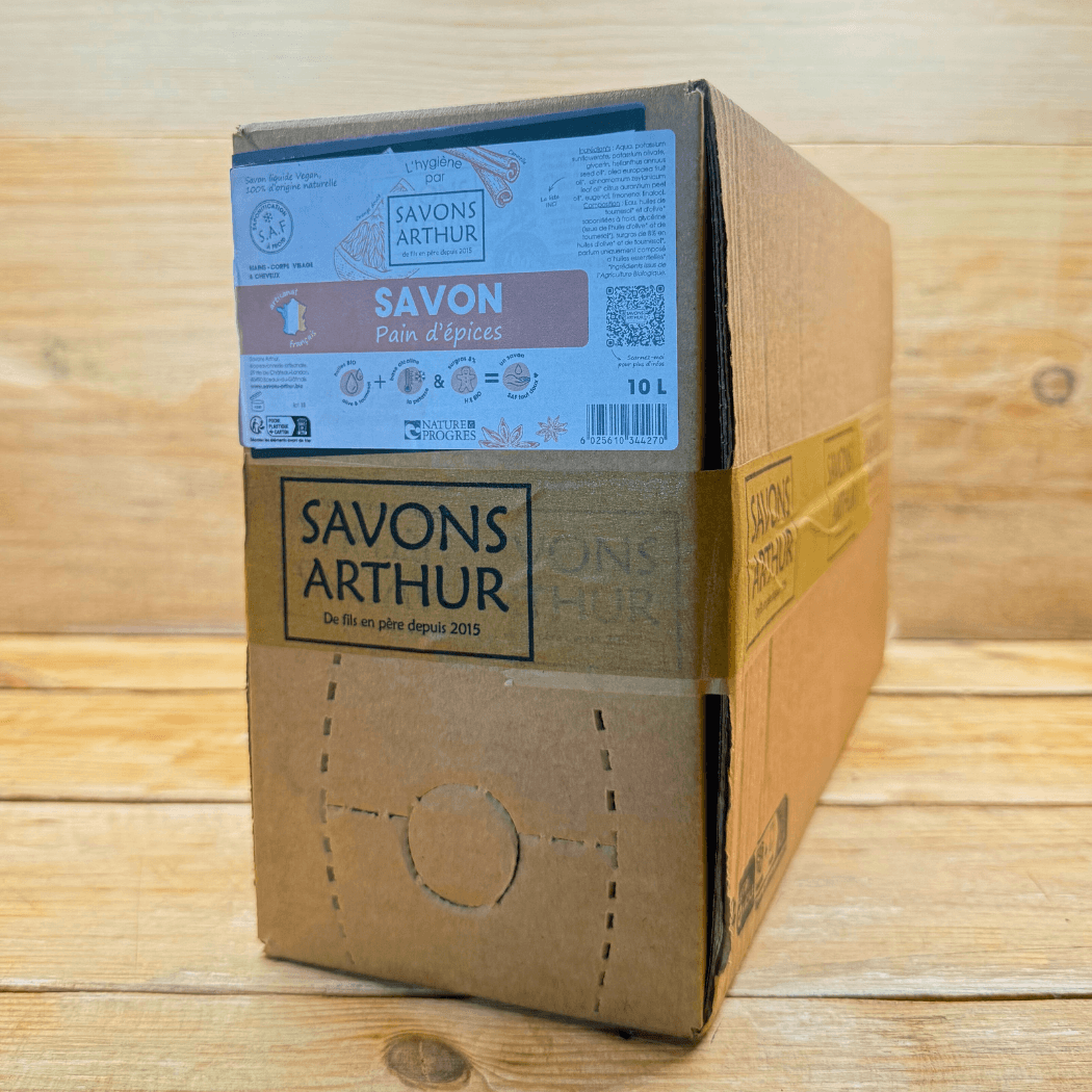 Savon liquide à froid aux notes d'orange et cannelle. Achat savon en gros