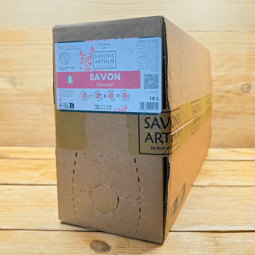 Savon liquide au patchouli. Achat gros