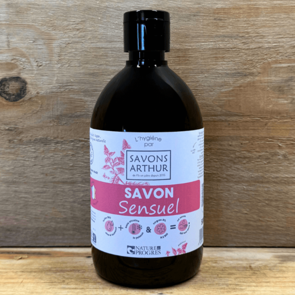 Savon liquide à froid au patchouli bio