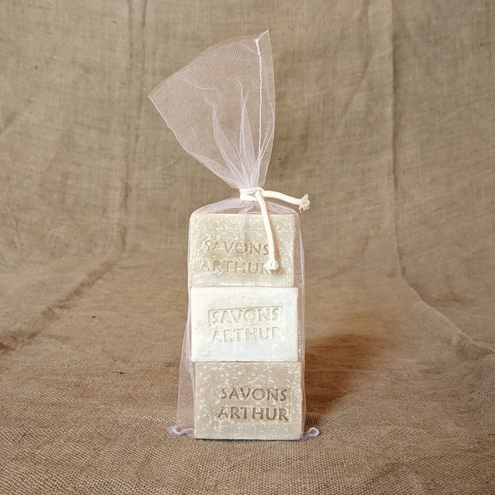 Sachet-cadeau de Savons Arthur parfumés au naturel