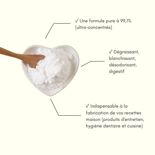 Bicarbonate de soude dégraissant