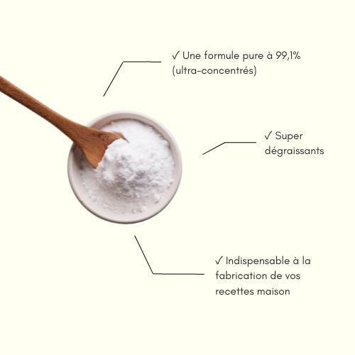 Cristaux de soude Savons Arthur concentrés, purs, super dégraissants