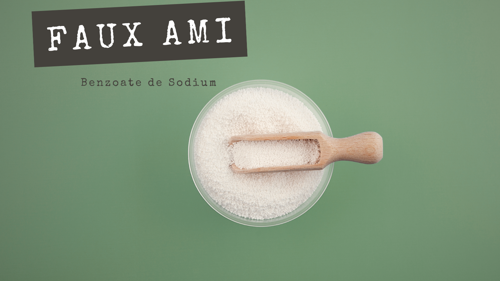 FAUX AMIS - Benzoate de Sodium