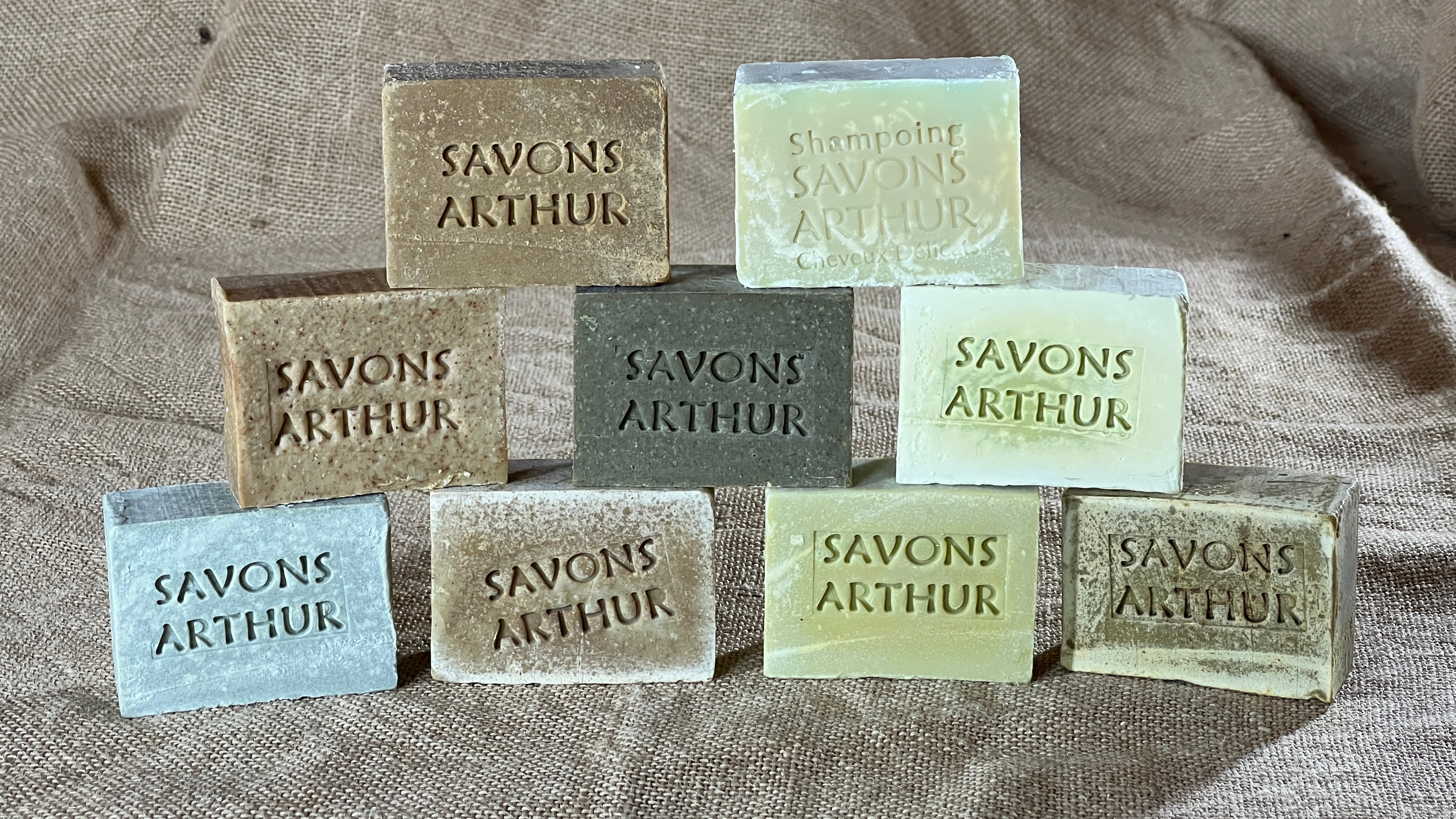 Les shampoings solides bio des Savons Arthur