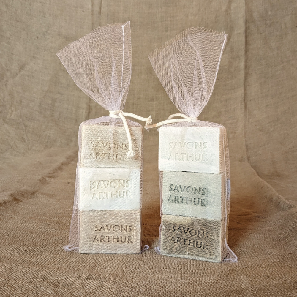 Trios de savons 100g à offrir