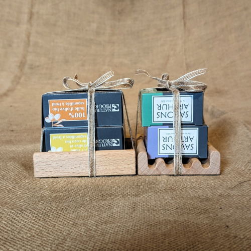 Savons et shampoings solides à offrir