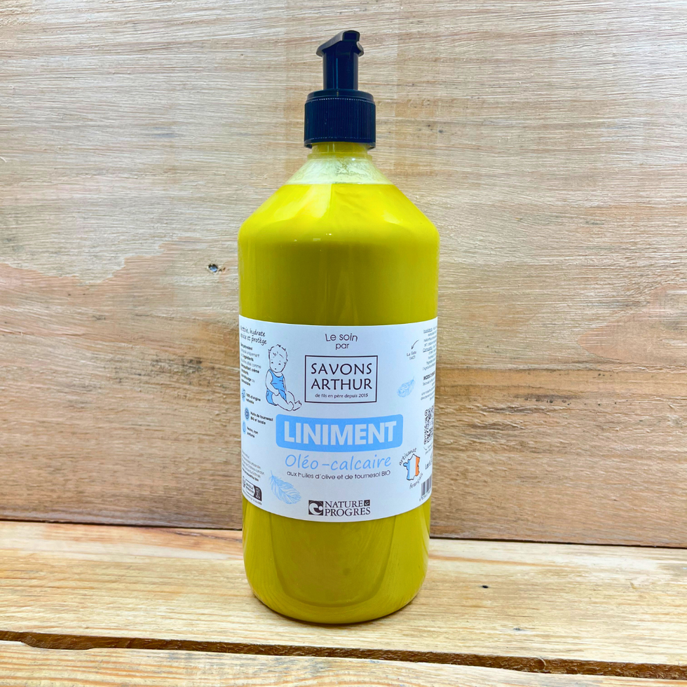 Liniment Oléo-Calcaire à l'huile d'olive et de tournesol BIO – Savons ...