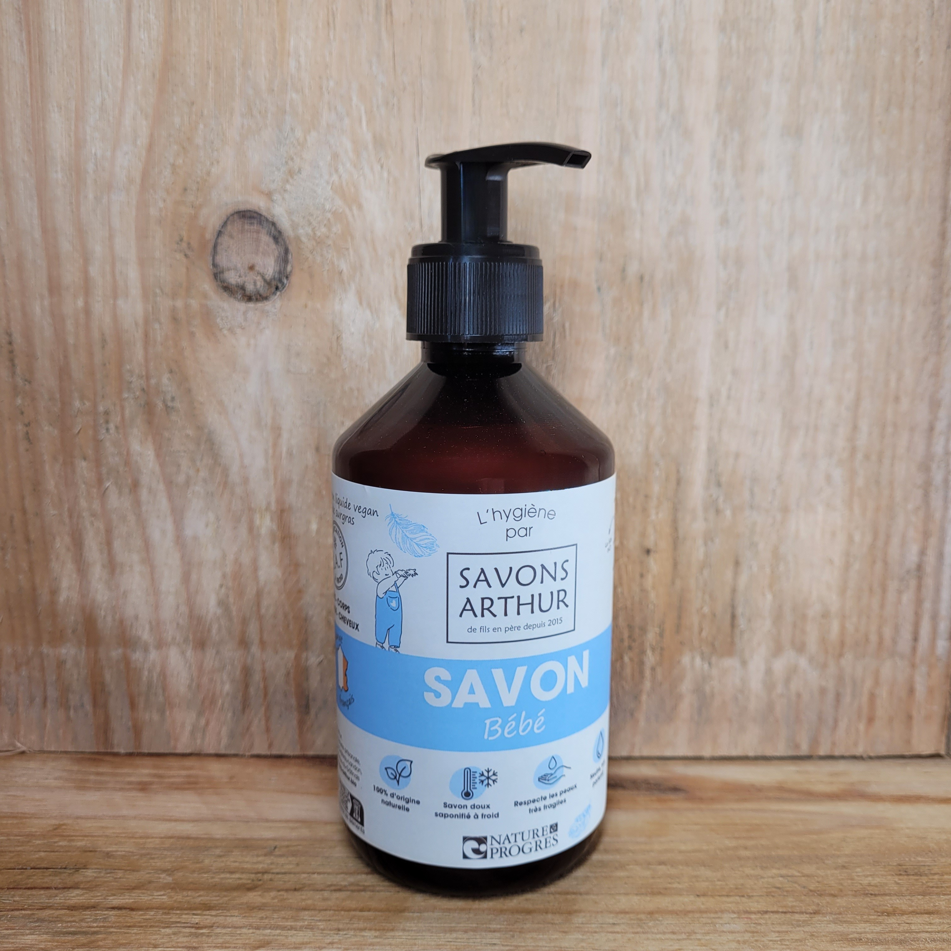 Savon Douche à l'huile d'olive BIO (bébé) – Savons Arthur