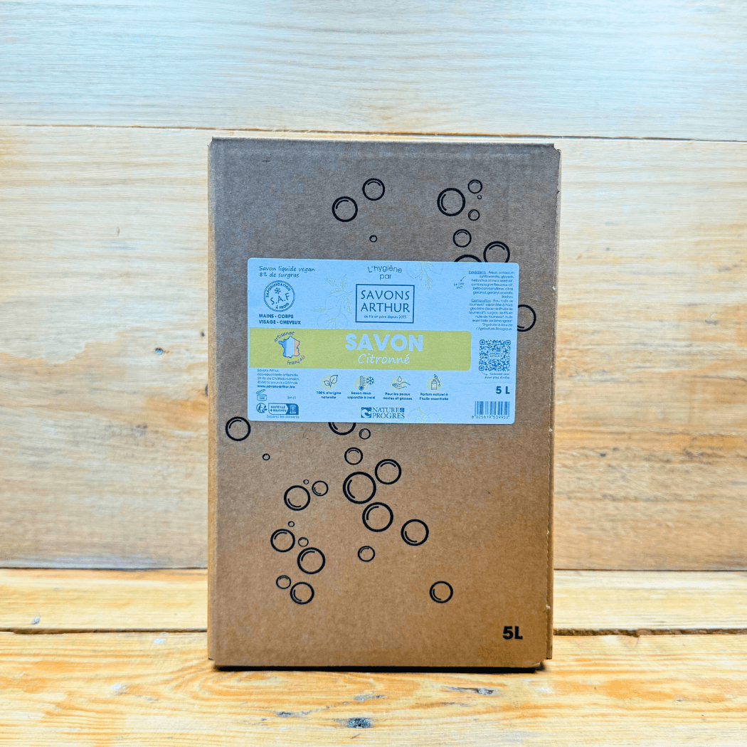 savon liquide citron saponifié à froid