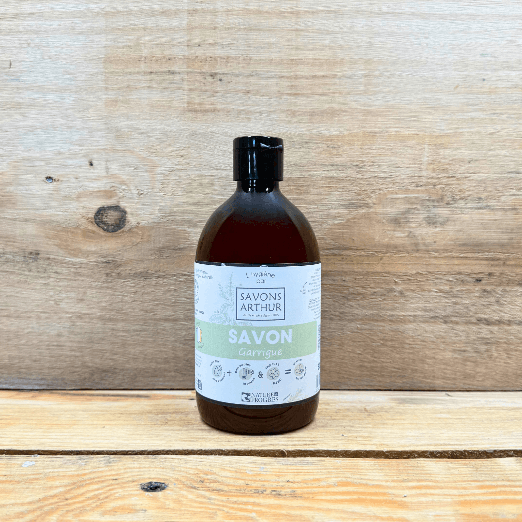 Savon liquide à froid aux notes de basilic et romarin 