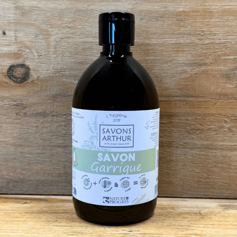 Savon liquide à froid aux notes de basilic et romarin 