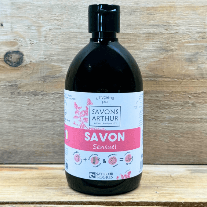 Savon liquide à froid au patchouli bio