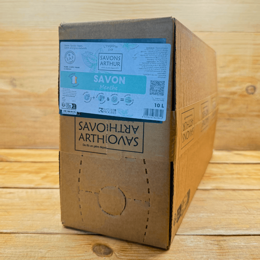 Savon liquide à la menthe, achat en gros, vrac